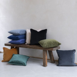 Piped Velvet Cushions collection 